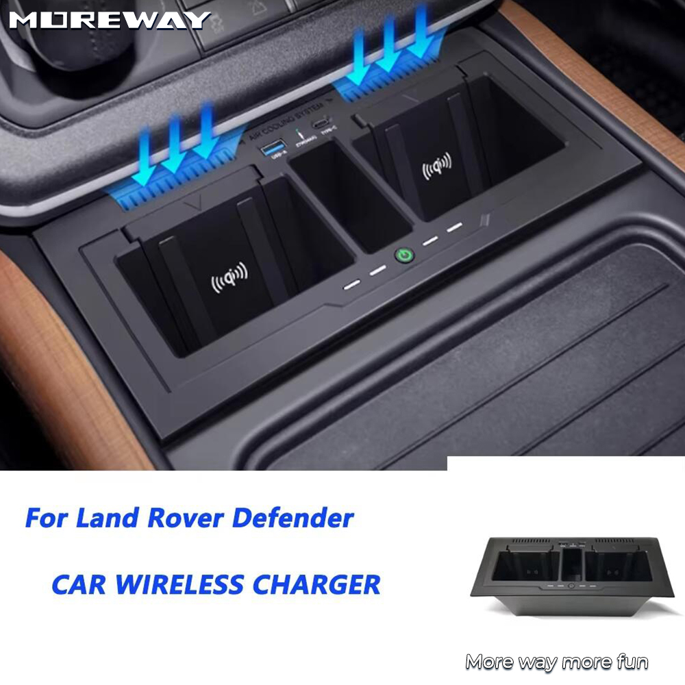 Wireless Car Charger Mount Fast Charging - Moreway Fast Charge Car Charging Pad