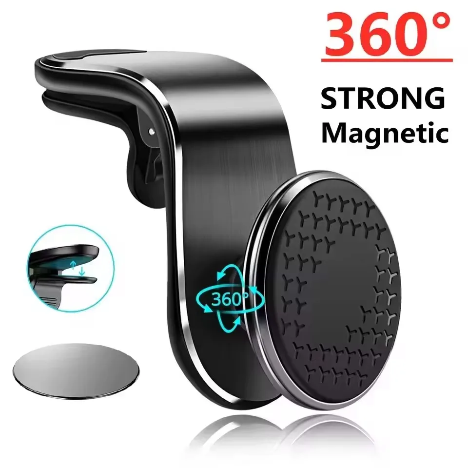 Magnetic Phone Holder For Car Vent - Magnetic Car Phone Holder Stand Air