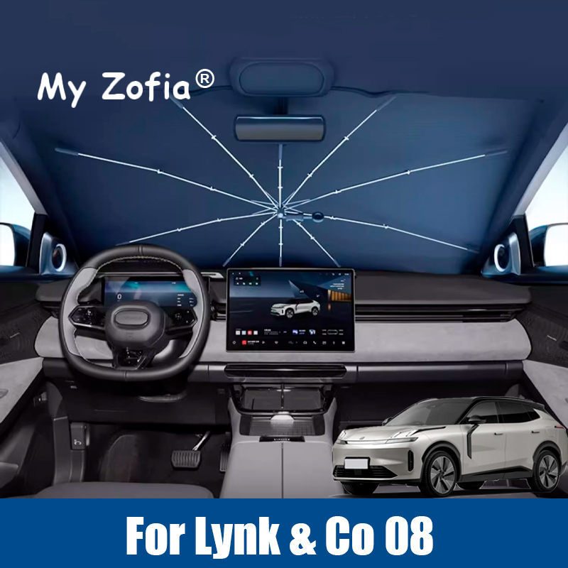 Car Sunshade Windshield Umbrella Foldable - For Lynk & Co 08 EMP