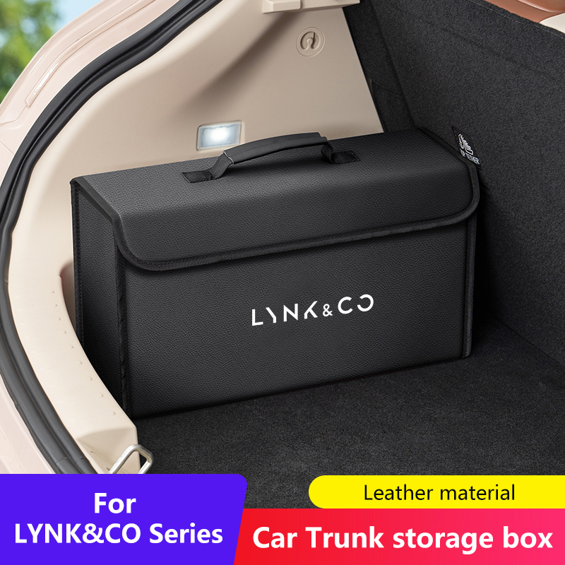 Car Leather Trunk Storage Box  - Car Trunk Organizer Foldable Storage Box recension och pris