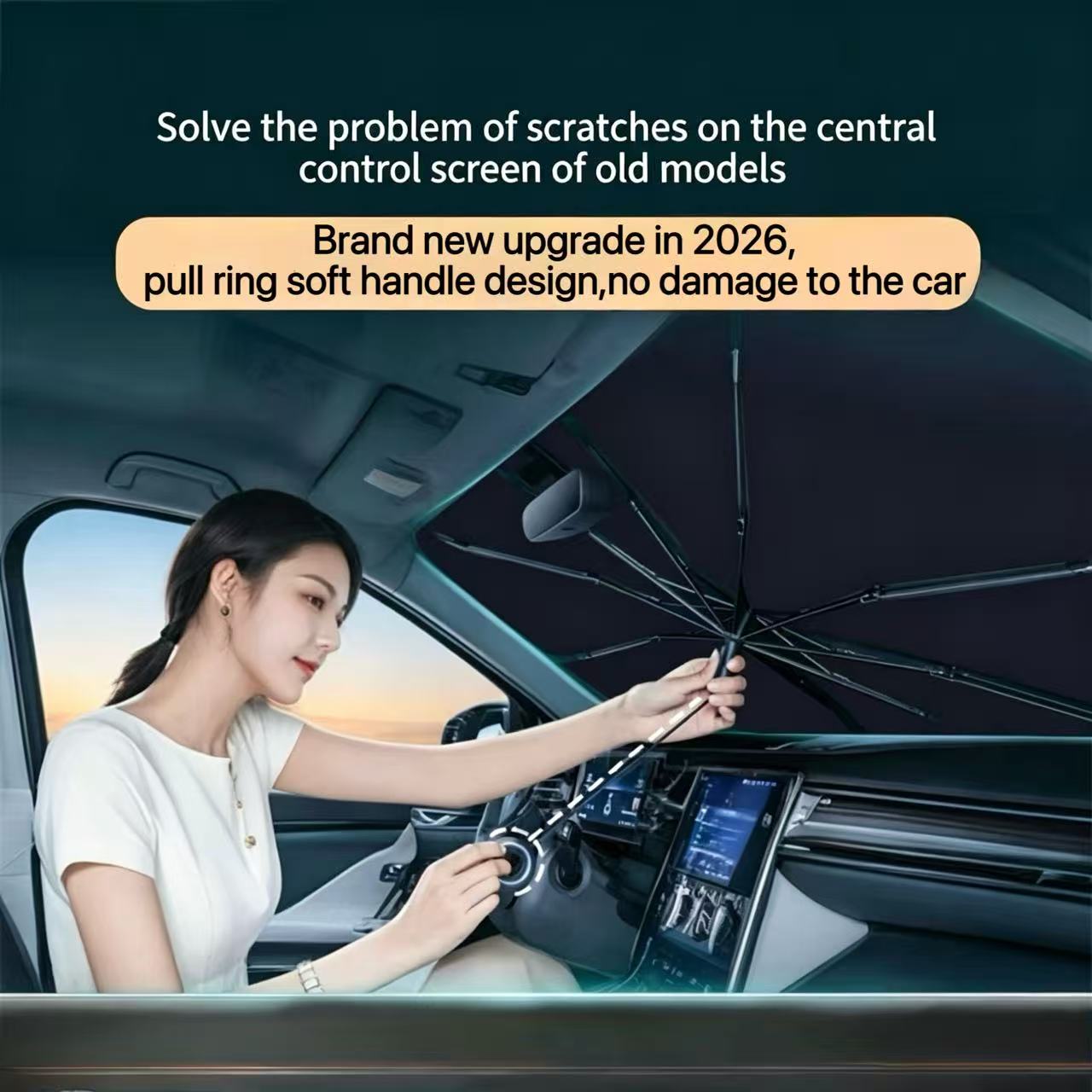 For BMW X1 F48 2016 2017 2018  - Car Sunshade Windshield Umbrella Foldable recension och pris