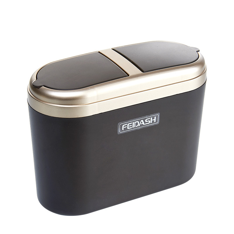 Portable Plastic Car Storage B - Waterproof Car Trash Can With Lid recension och pris