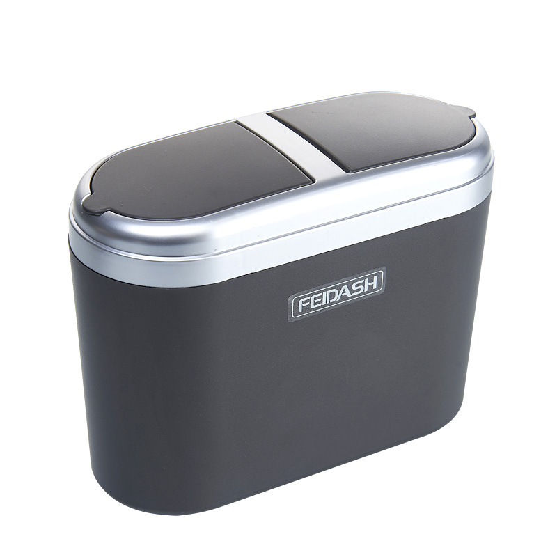 Portable Plastic Car Storage B - Waterproof Car Trash Can With Lid recension och pris