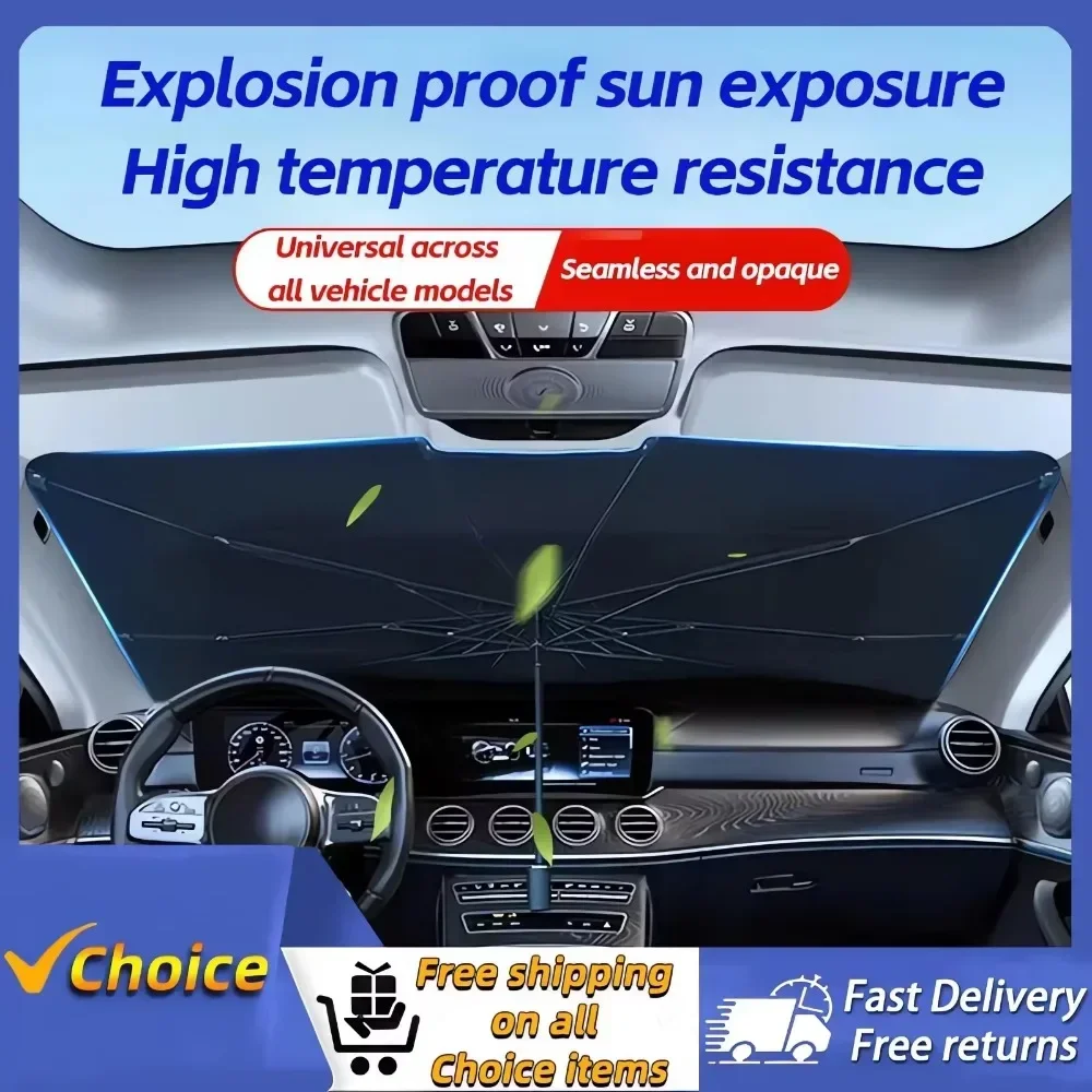 Car Umbrella Sunshade Windshie - Car Sunshade Windshield Umbrella Foldable recension och pris
