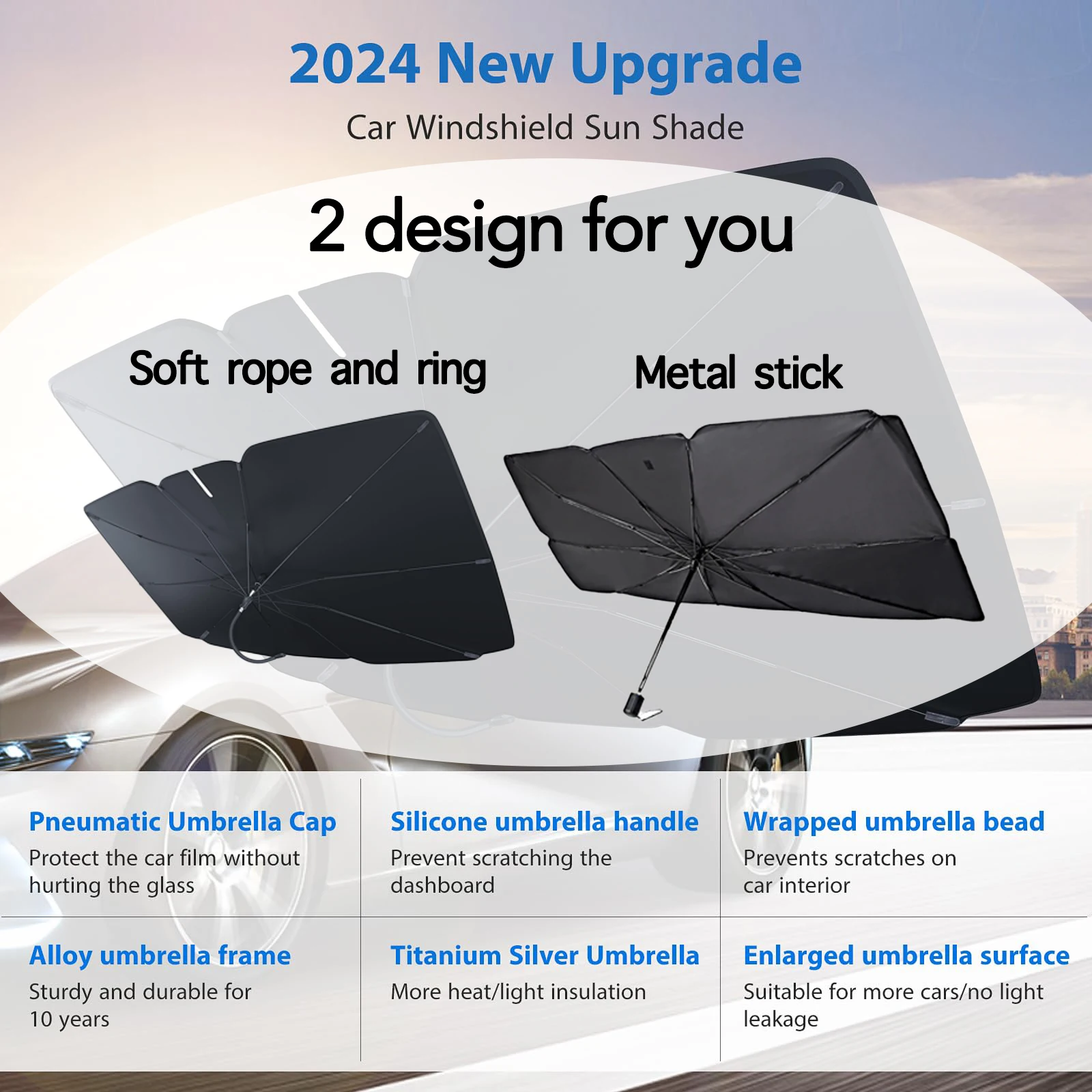 Car Sunshade Windshield Window - Car Sunshade Windshield Umbrella Foldable recension och pris