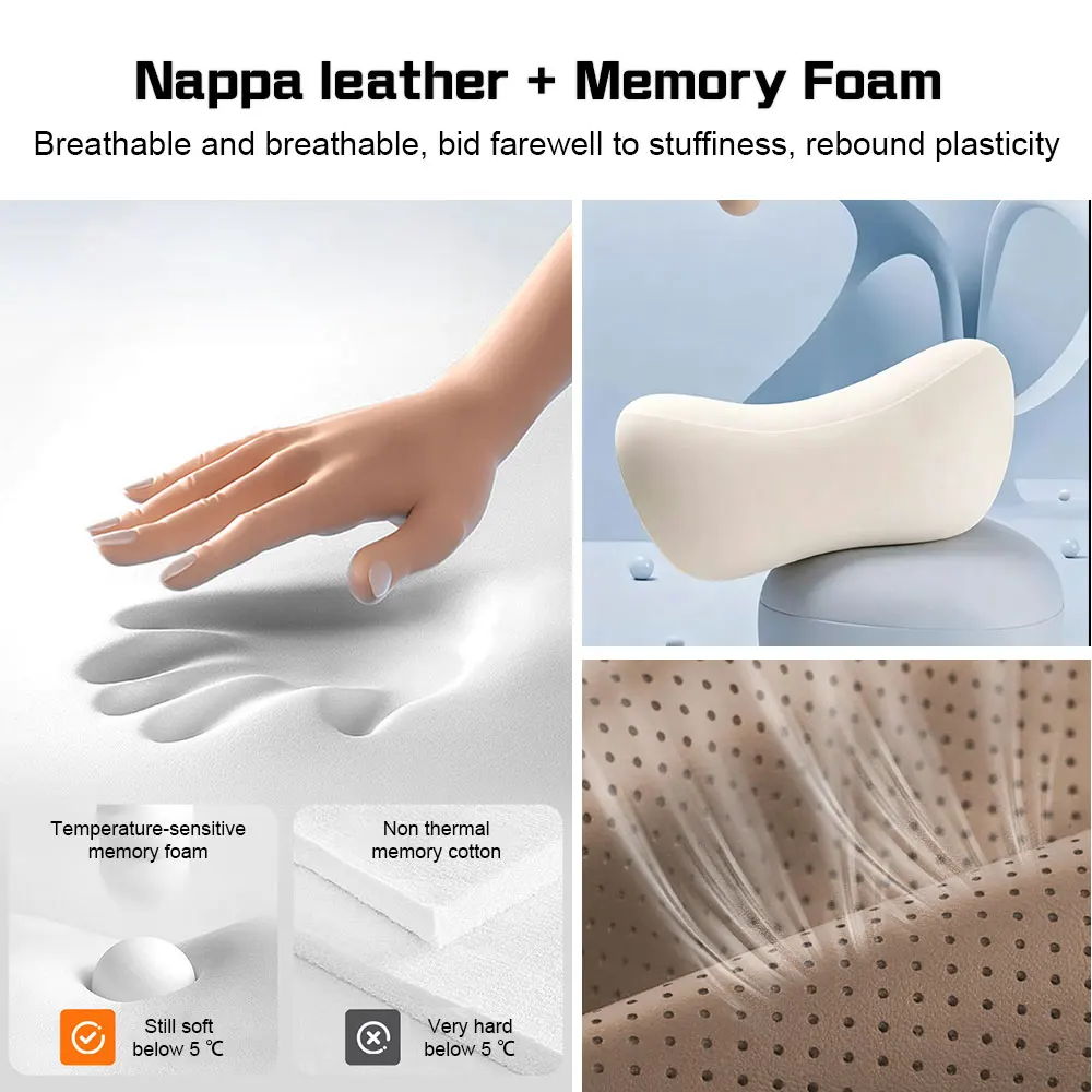 Car Headrest Seat Neck Pillow  - Memory Foam Car Neck Pillow Lumbar Support recension och pris