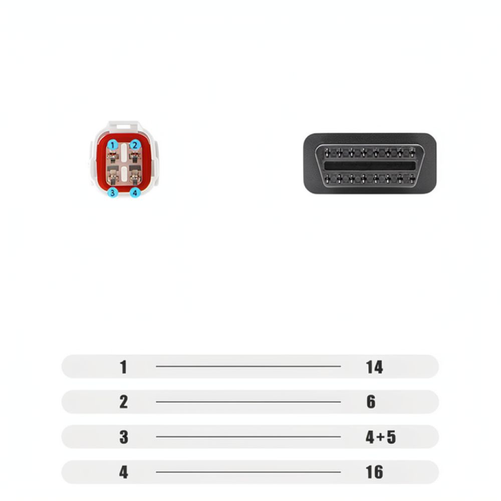 For For Yamaha For Honda OBD2  - Motorcycle Parts recension och pris
