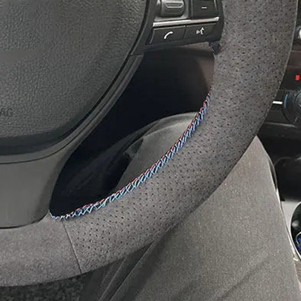 Customized Anti-Slip Suede Gen - Car Steering Wheel Cover Anti Slip Breathable recension och pris