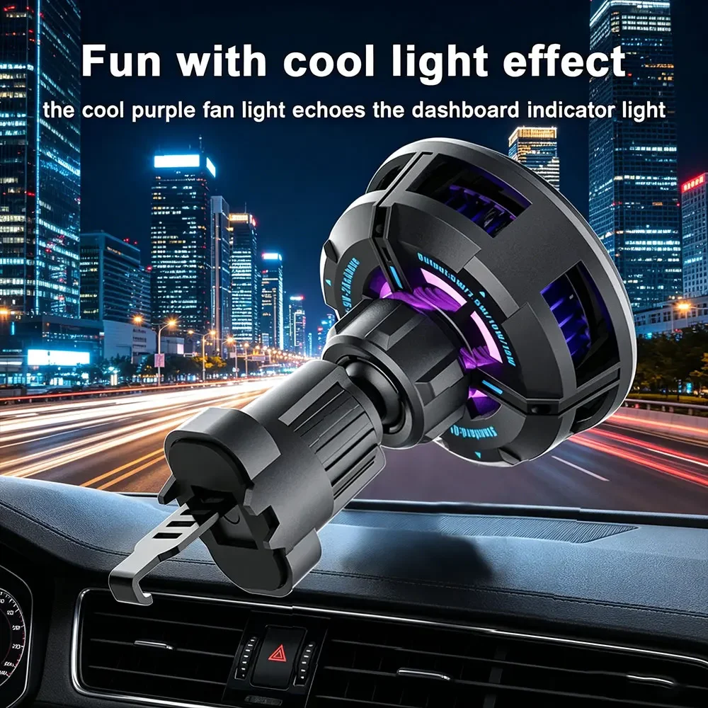 15W Ice Cooling Magnetic Wirel - Magnetic Phone Holder For Car Vent recension och pris