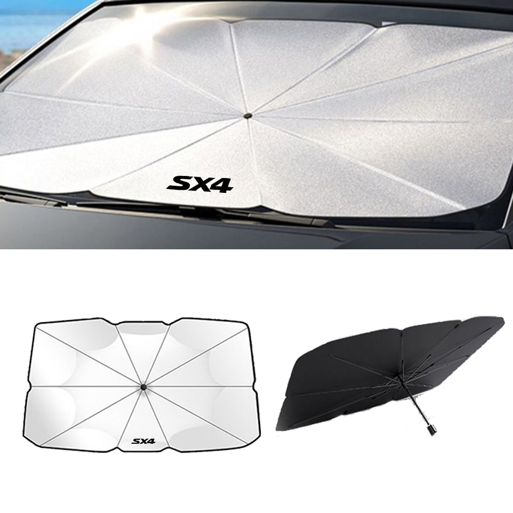 for Suzuki SX4 Car Umbrella Su - Car Sunshade Windshield Umbrella Foldable recension och pris