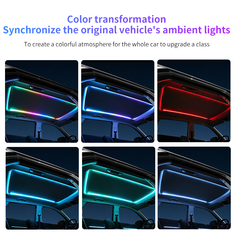 Car Sunroof Ambient Lights LED - Led Ambient Interior Car Lights App Control recension och pris