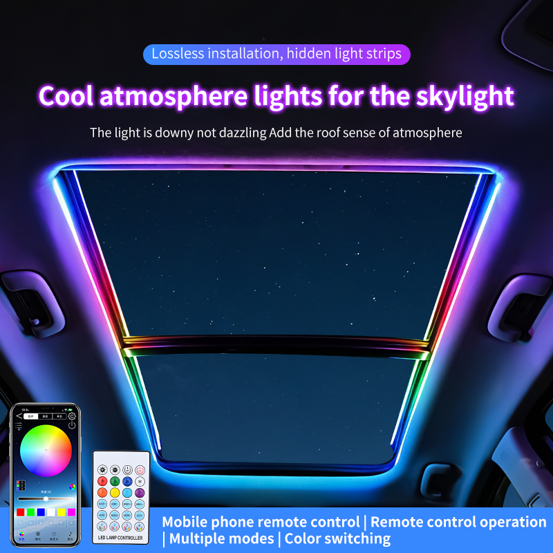 Car Sunroof Ambient Lights LED - Led Ambient Interior Car Lights App Control recension och pris