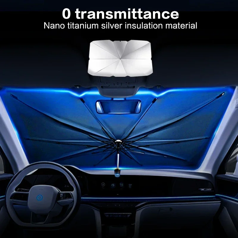 Car Front Windshield Sunshade  - Car Sunshade Windshield Umbrella Foldable recension och pris