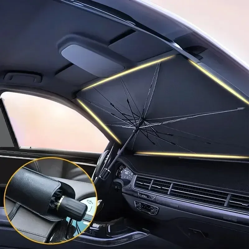 Car Front Windshield Sunshade  - Car Sunshade Windshield Umbrella Foldable recension och pris