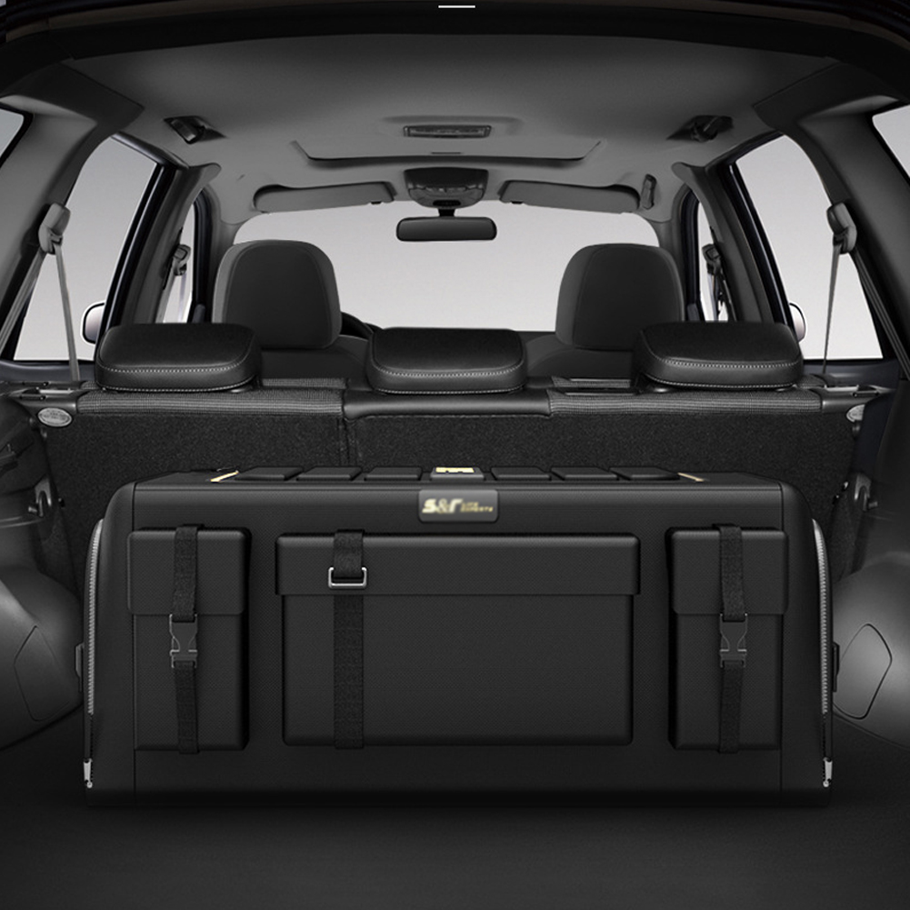 Universal Car Trunk Organizer  - Car Trunk Organizer Foldable Storage Box recension och pris
