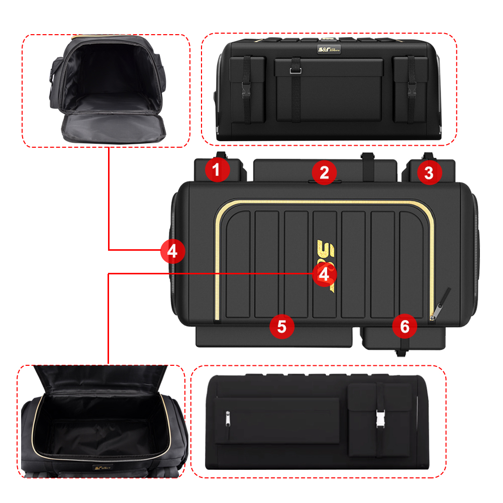 Universal Car Trunk Organizer  - Car Trunk Organizer Foldable Storage Box recension och pris